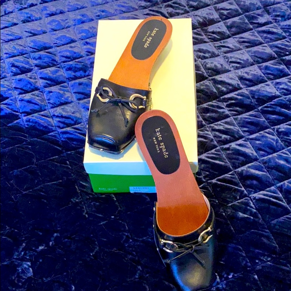 Kate spade 8 1/2N black clog